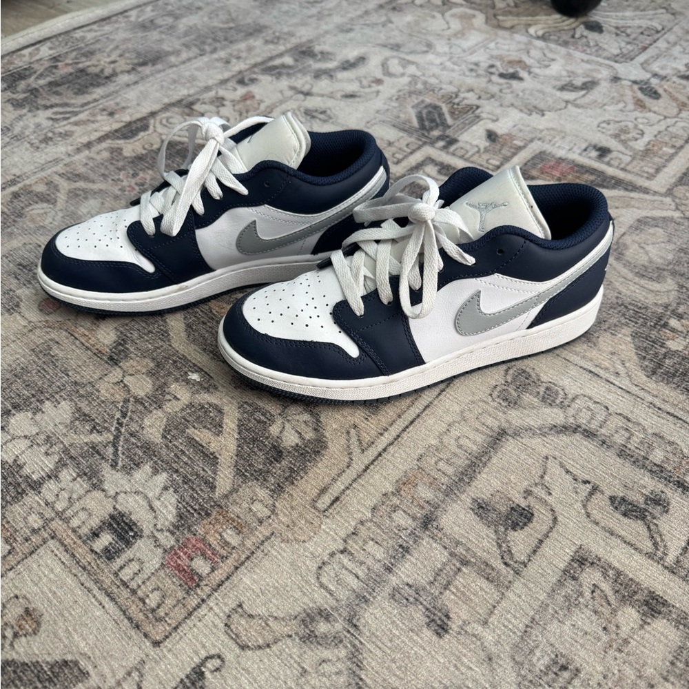 Nike Jordan 1 Low - Blue and Gray Sneakers